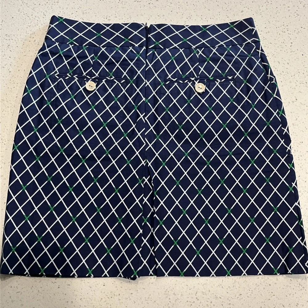 NWT Peter Millar‎ Printed Stretch Cotton Skort/Skirt 4 Geometric